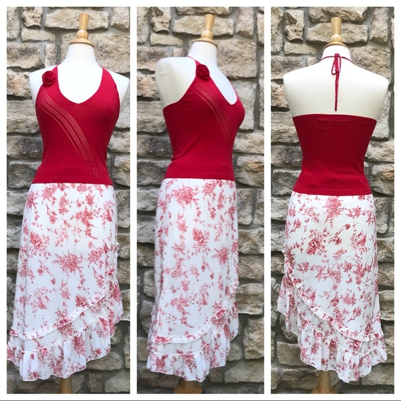Moda International Dresses & Skirts - NWOT VS Knit Halter Top Toile Skirt Set